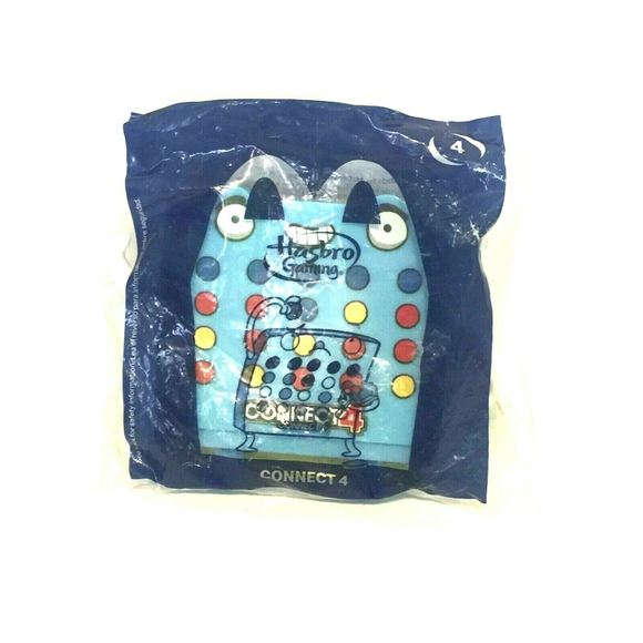 2020 Hasbro Gaming McDonald's Happy Meal Toys Connect 4 New in Package #4 Sealed - Picture 1 of 2